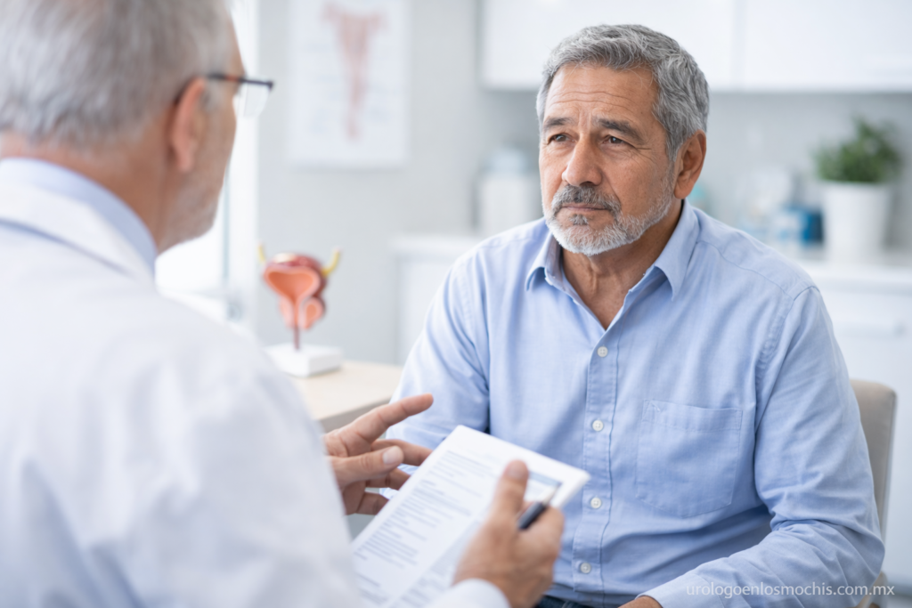 síntomas de cáncer de próstata y detección temprana urólogo en Los Mochis